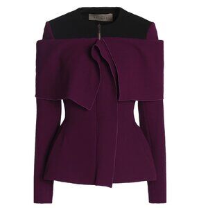 Roland Mouret Archive Eberton Off-the-Shoulder Trompe l'Oeil Jacket, US 6